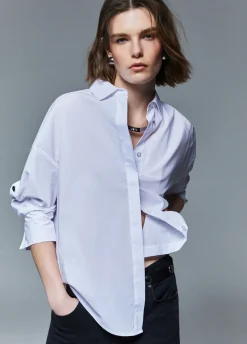 Camicia con bottoni logati