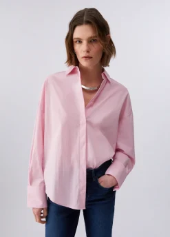 Camicia con bottoni logati