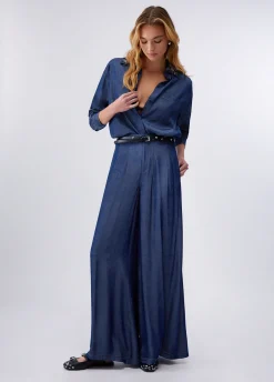 Camicia con colletto removibile