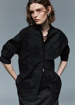 Camicia con ricami
