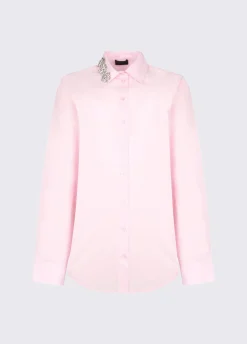 Camicia con ricamo gioiello