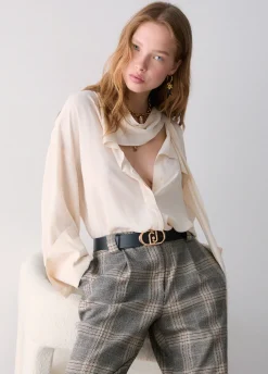 Camicia con sciarpa