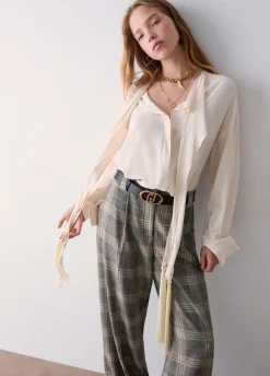Camicia con sciarpa