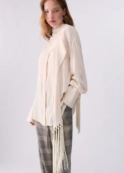 Camicia con sciarpa