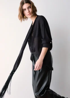Camicia con sciarpa