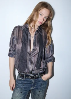 Camicia con stampa digitale