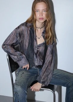 Camicia con stampa digitale