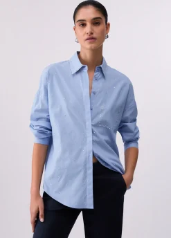 Camicia con strass