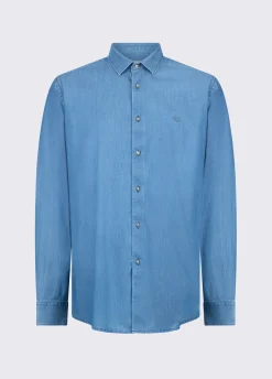 Camicia in denim chambray