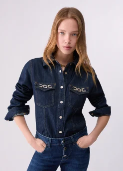 Camicia in denim slim fit