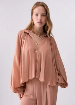 Camicia in georgette