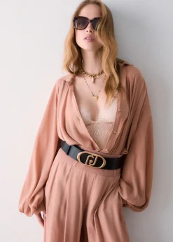Camicia in georgette