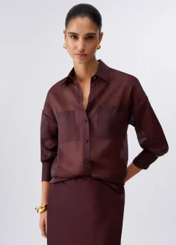 Camicia in organza