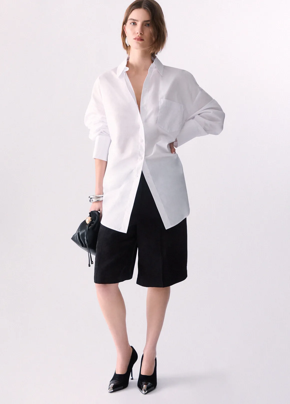 Camicia in popeline
