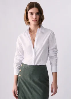 Camicia in popeline