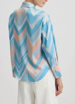 Camicia in twill stampato