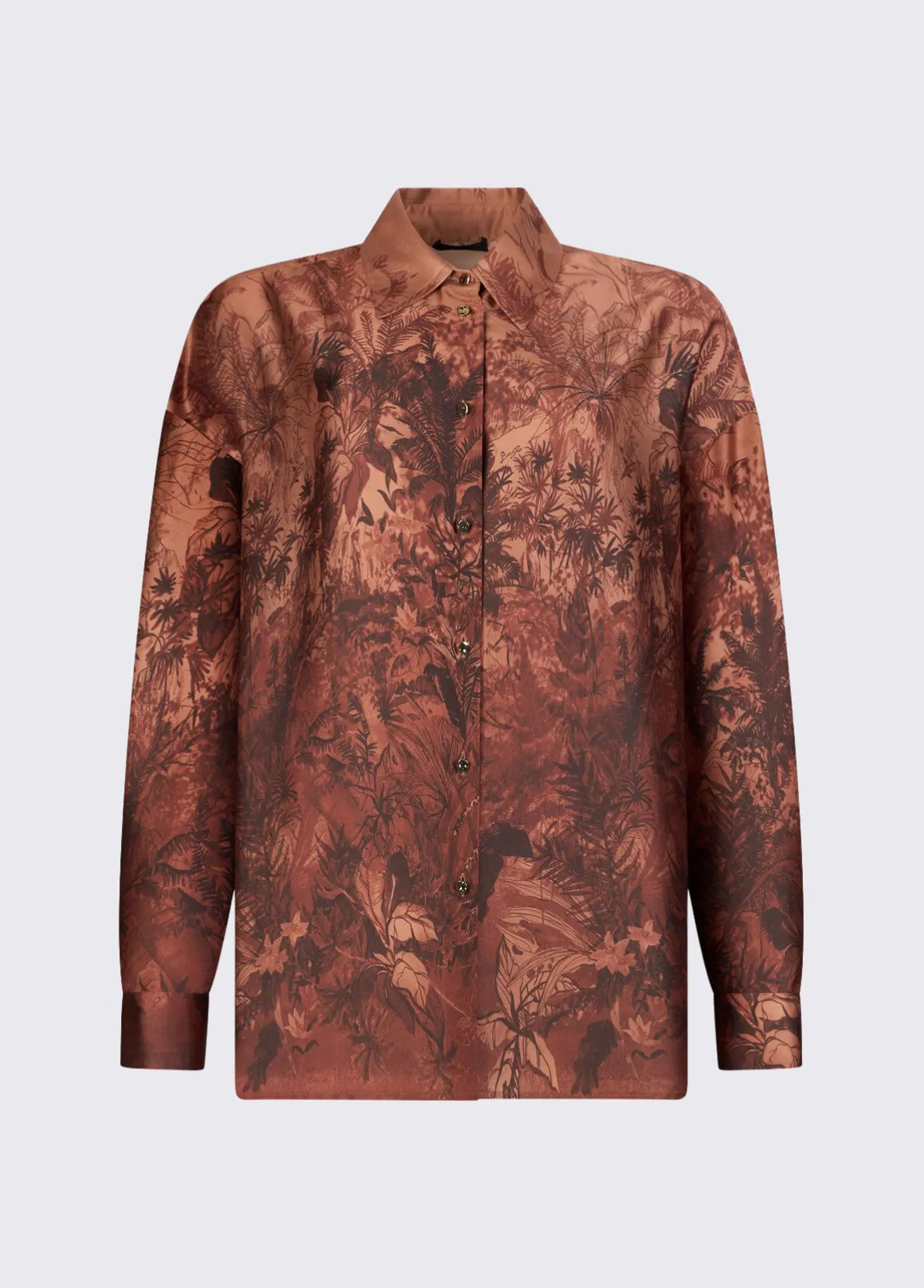 Camicia in twill stampato