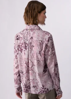 Camicia in twill stampato