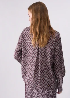 Camicia in twill stampato