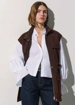 Camicia morbida in popeline