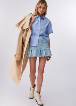 Camicia oxford con strass