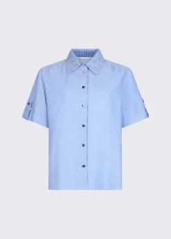 Camicia oxford con strass