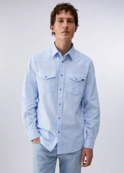 Camicia oxford con tasche