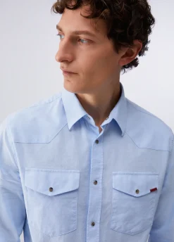 Camicia oxford con tasche