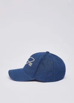 Cappello baseball in denim