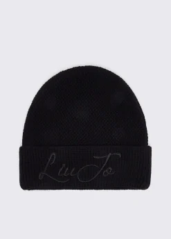 Cappello in maglia con logo