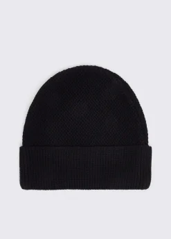 Cappello in maglia con logo