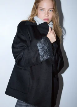 Cappotto corto in lana