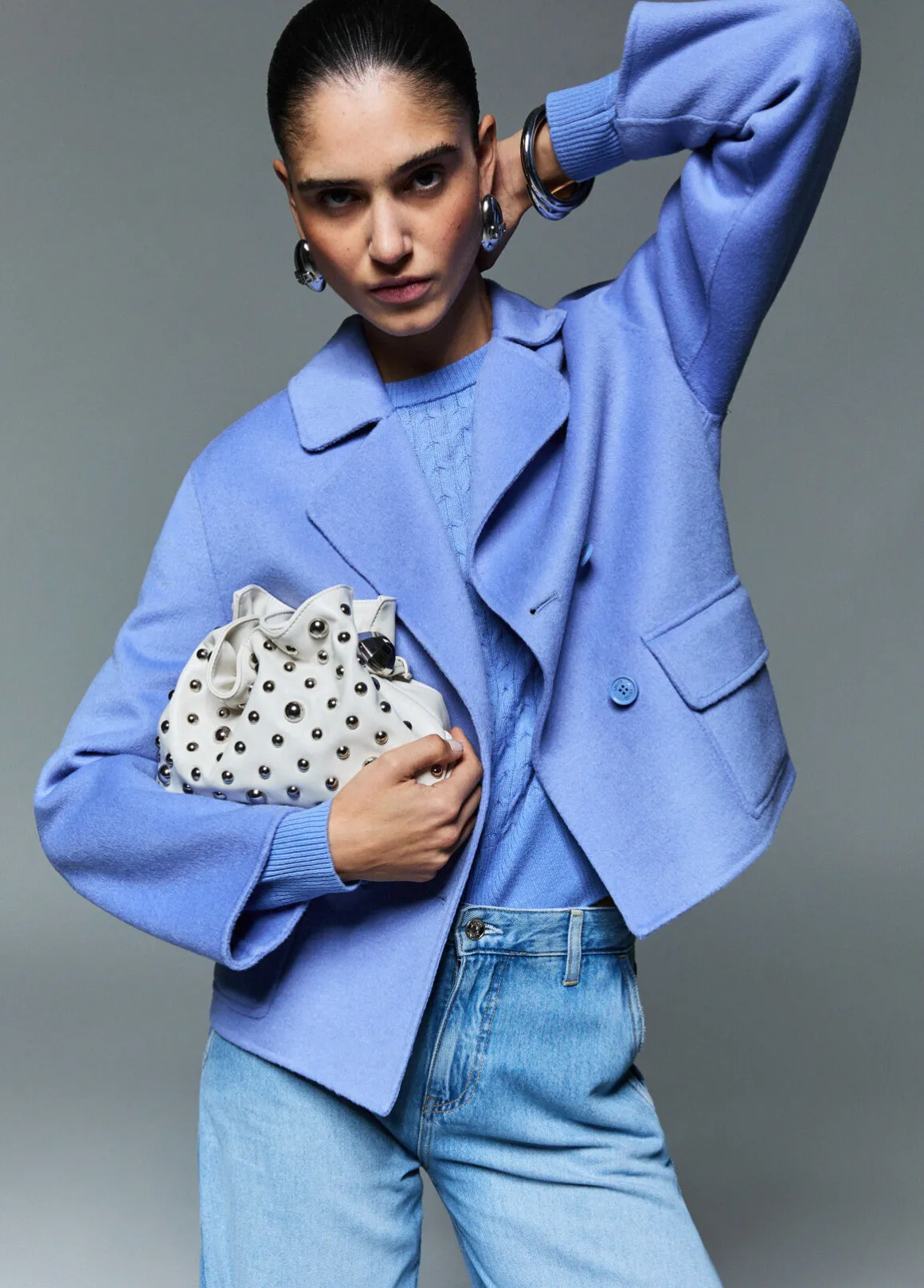 Cappotto corto in panno double