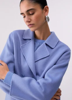 Cappotto corto in panno double