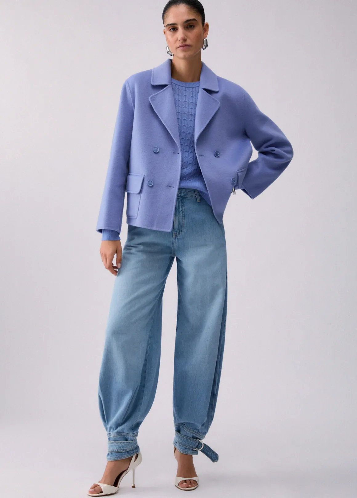 Cappotto corto in panno double