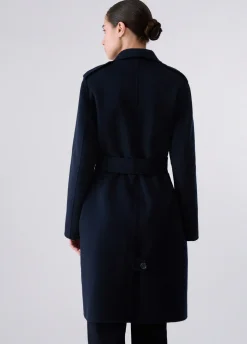 Cappotto lungo in lana