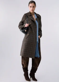 Cappotto lungo in lana