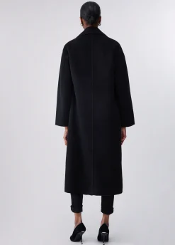 Cappotto lungo oversize in lana