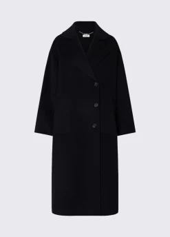 Cappotto lungo oversize in lana