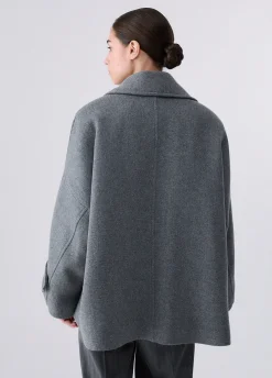 Cappotto oversize in lana