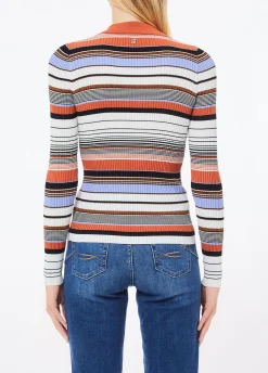 Cardigan a righe