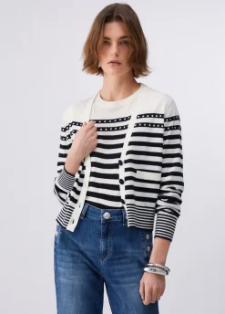 Cardigan a righe