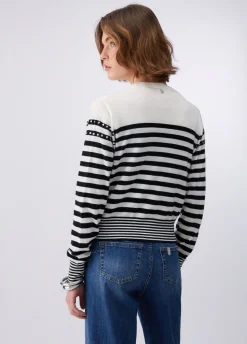 Cardigan a righe