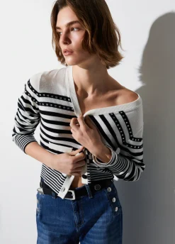 Cardigan a righe