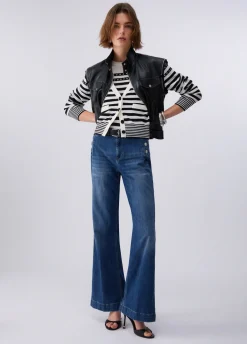 Cardigan a righe