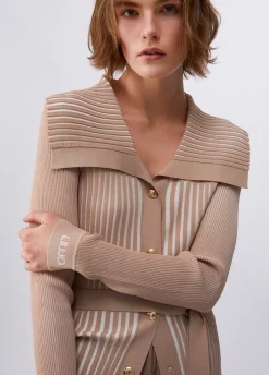 Cardigan con cintura
