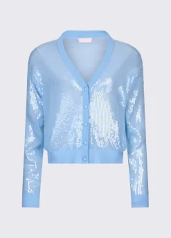 Cardigan con paillettes