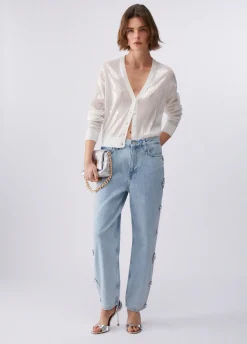 Cardigan con paillettes