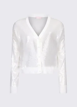 Cardigan con paillettes