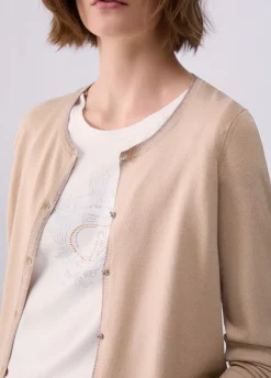 Cardigan con spacchetti